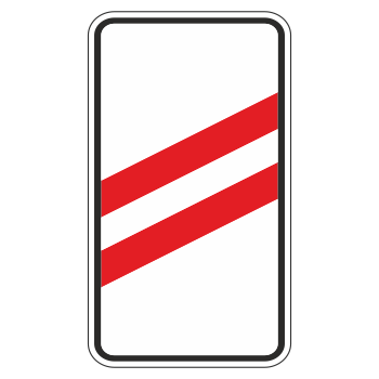 Дорожный знак 1.4.2 «Приближение к железнодорожному переезду» (металл 0,8 мм, II типоразмер: 350х700 мм, С/О пленка: тип В алмазная)